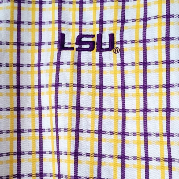 Thomas Dean Collegiate Men's Long-Sleeve Shirt XXLarge LSU - Picture 11 of 12